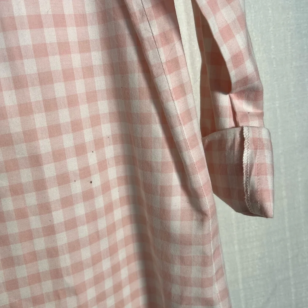 Lafayette 148 New York Checkered Button Top- Small - Picture 2 of 9
